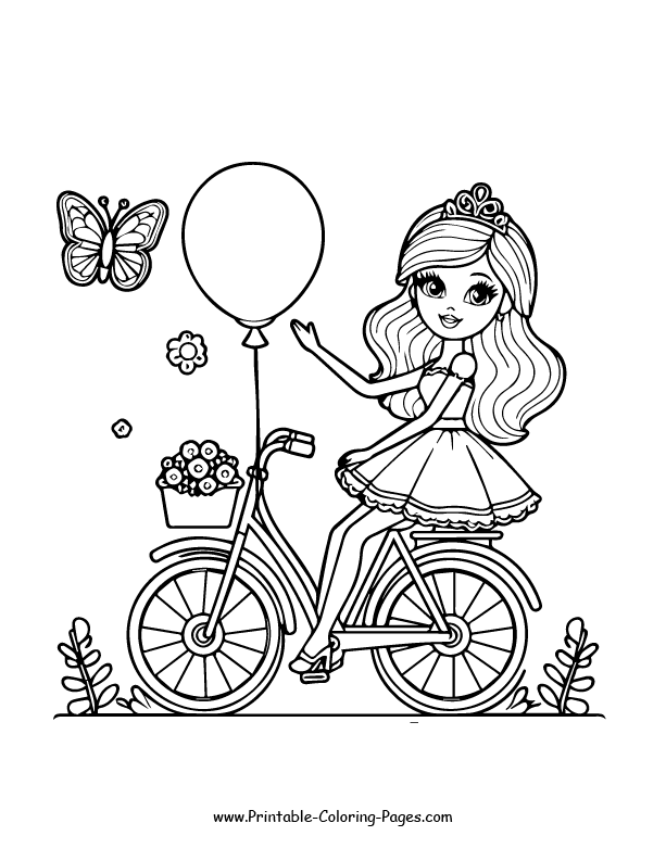 Barbie coloring pages 10