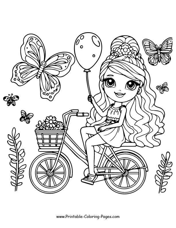 Barbie coloring pages 11