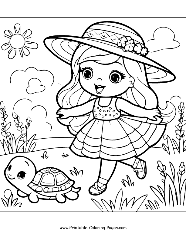 Barbie coloring pages 18