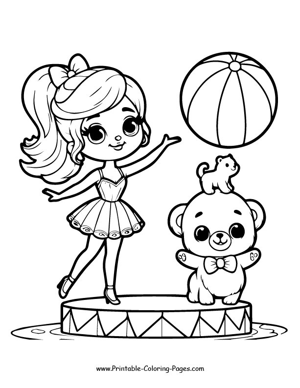 Barbie coloring pages 19