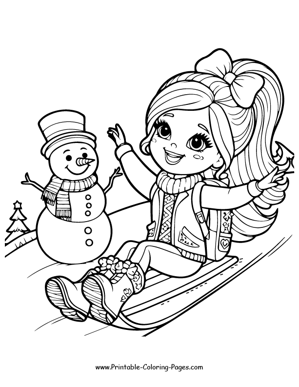 Barbie coloring pages 2