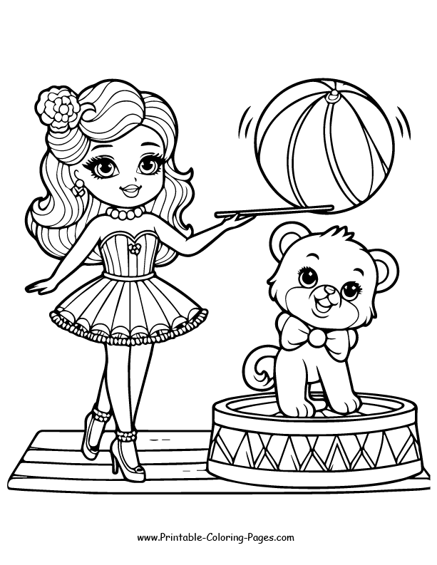 Barbie coloring pages 24