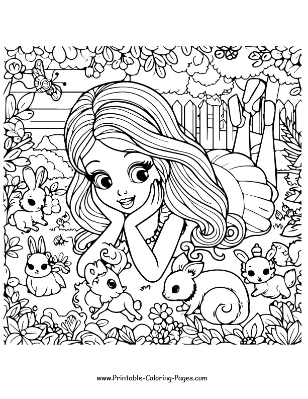 Barbie coloring pages 25