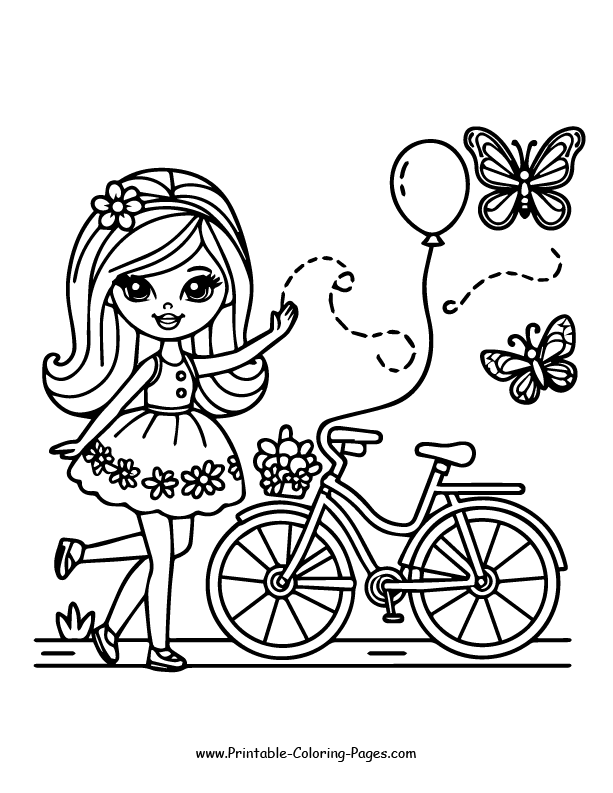 Barbie coloring pages 3