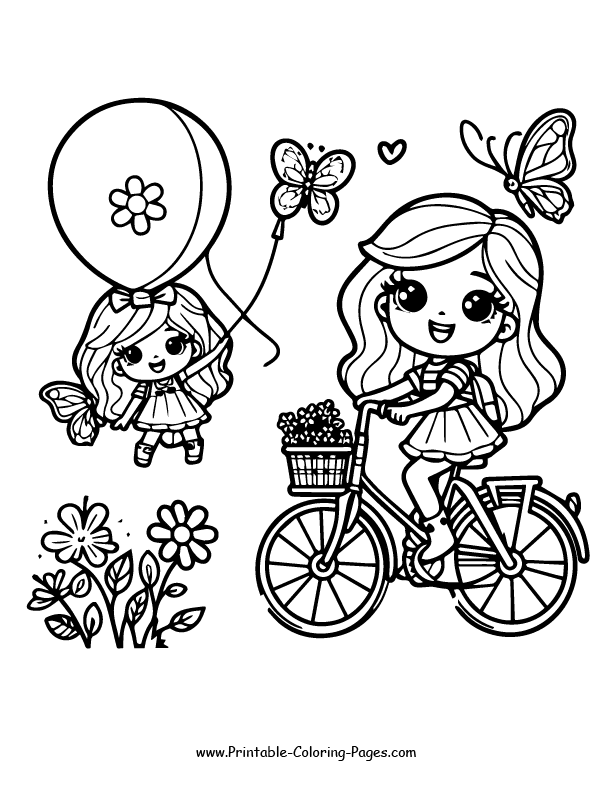 Barbie coloring pages 6