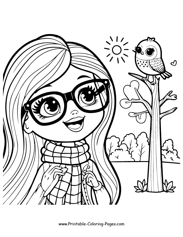 Barbie coloring pages 9