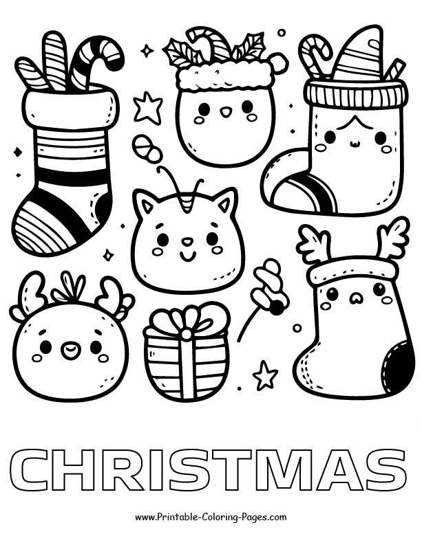 Christmas Coloring Page 10