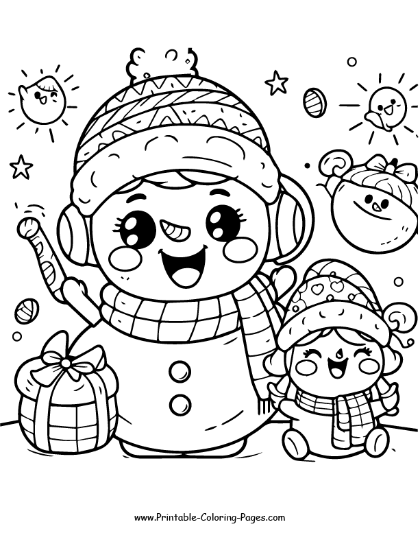 Christmas Coloring Page 22