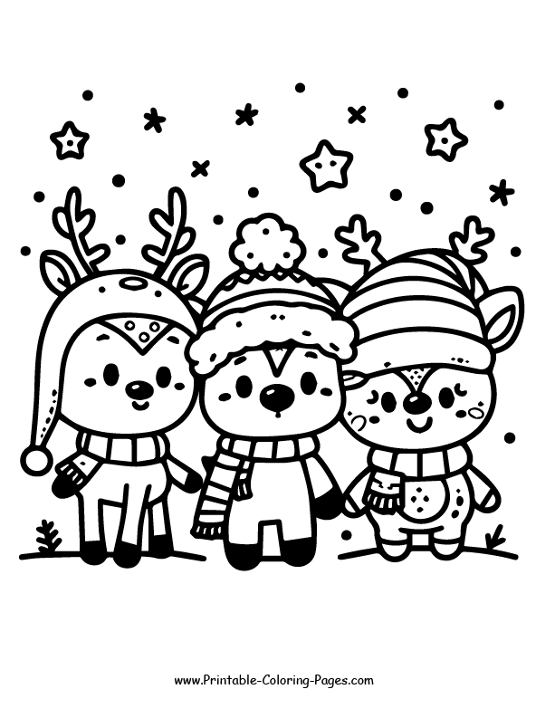 Christmas Coloring Page 25