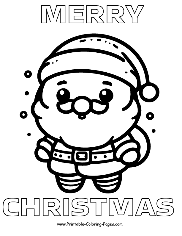 Christmas Coloring Page 27