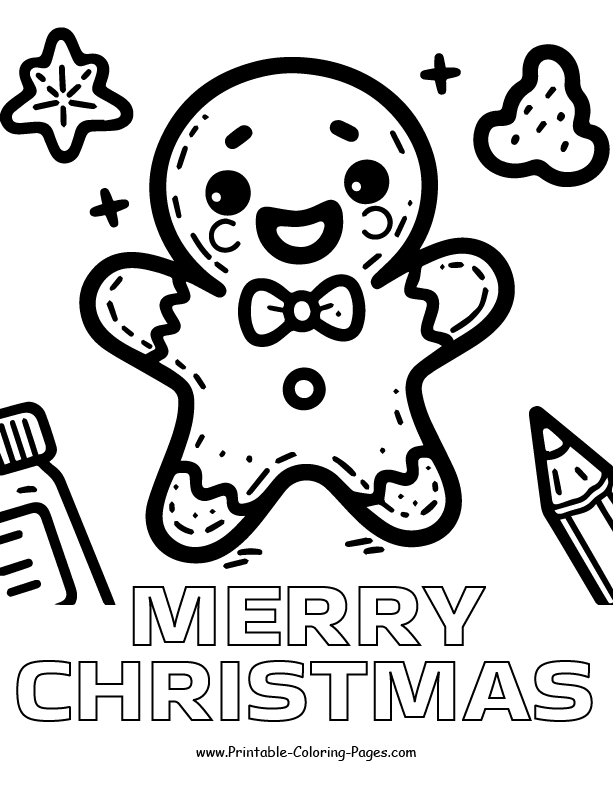 Christmas Coloring Page 4