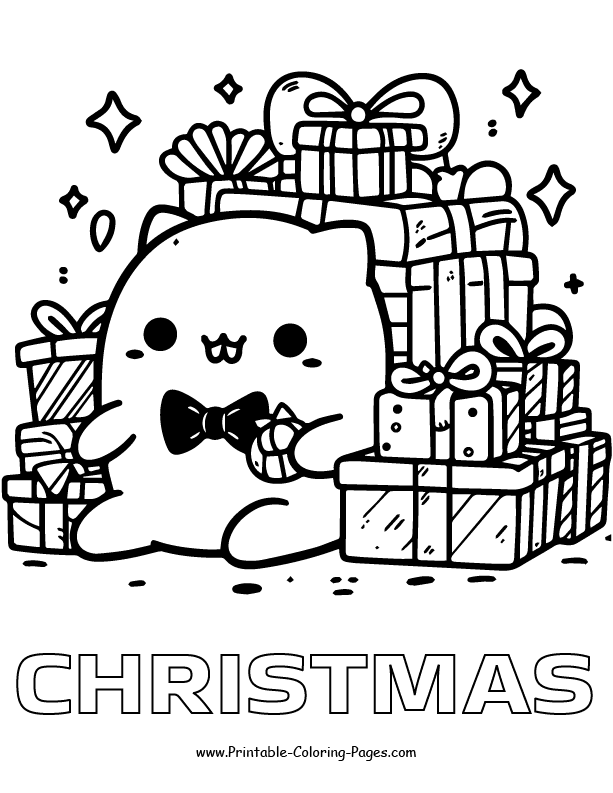 Christmas Coloring Page 6