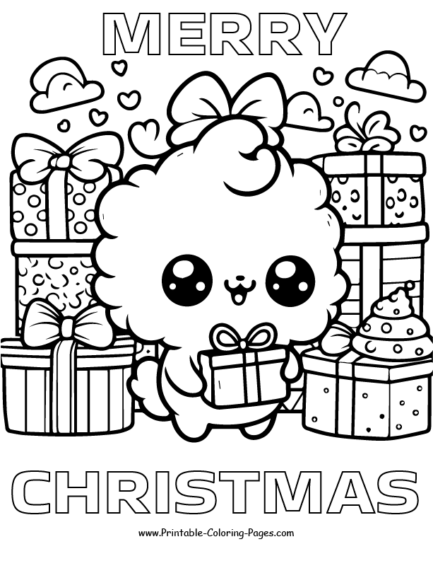 Christmas Coloring Page 7