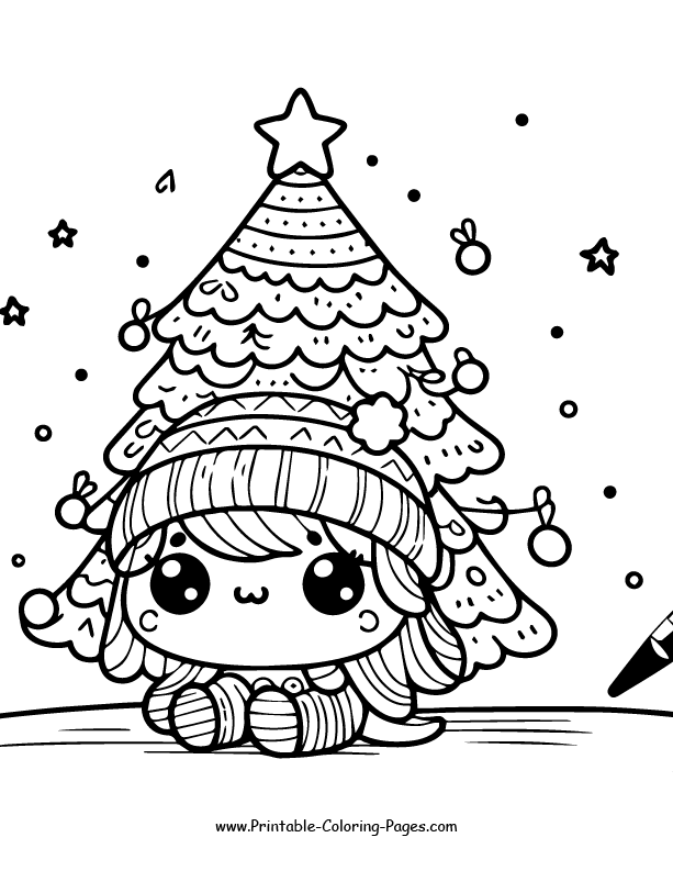 Christmas Coloring Page 8