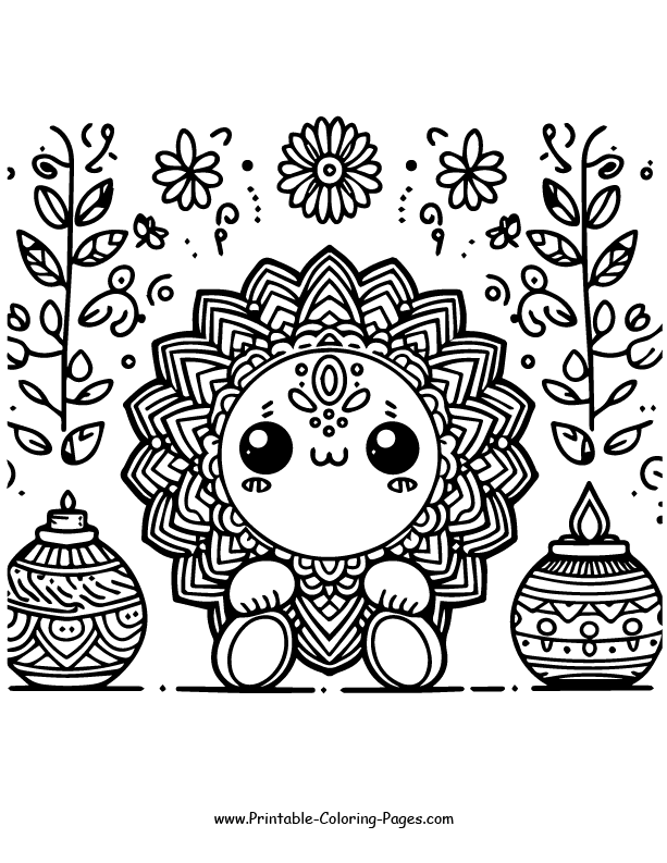 Mandala coloring pages 16