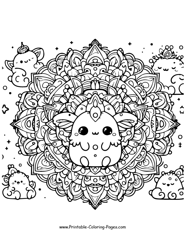 Mandala coloring pages 19