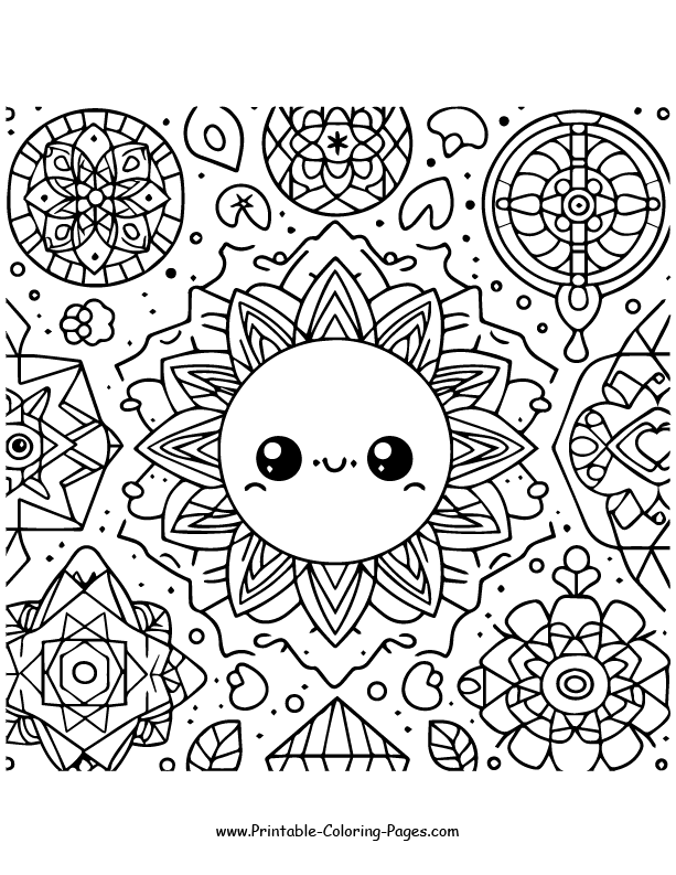 Mandala coloring pages 3