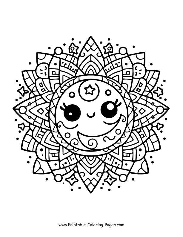 Mandala coloring pages 5