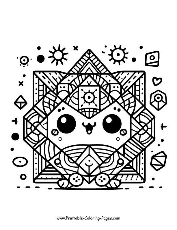 Mandala coloring pages 6