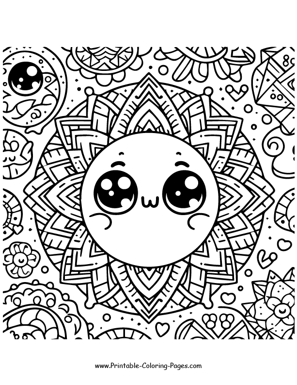 Mandala coloring pages 7