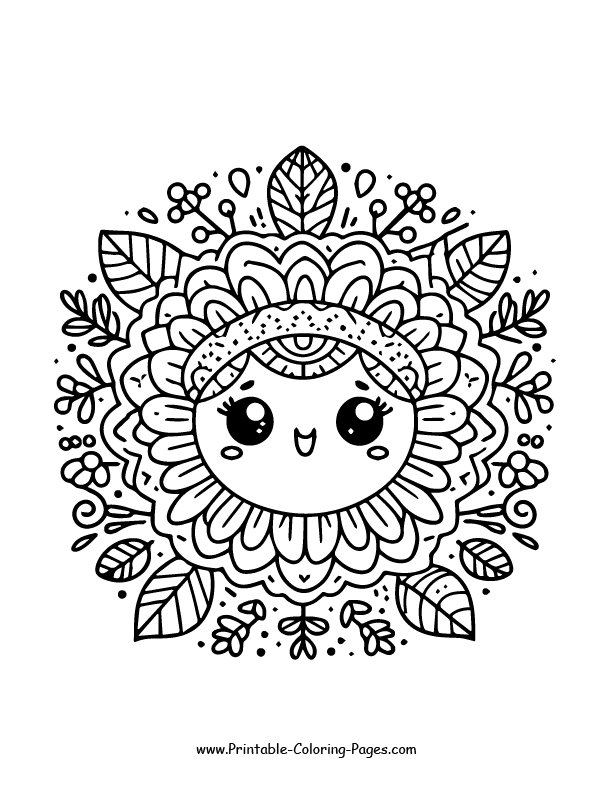 Mandala coloring pages 9