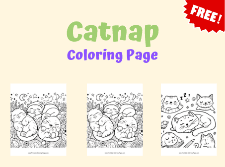 catnap coloring page