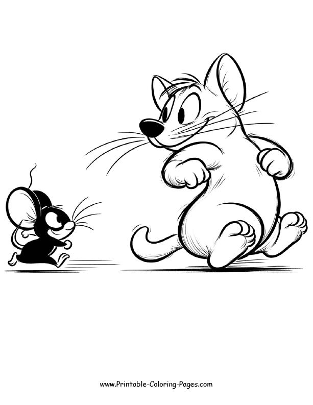 Cartoon coloring pages