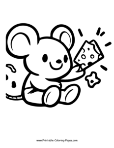 Free Cartoon Coloring Pages (PDFs)