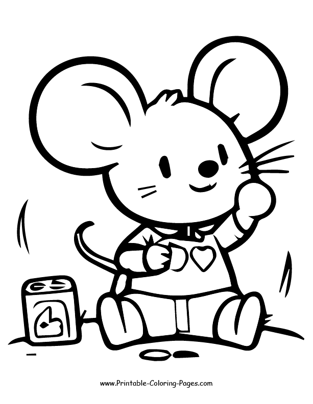 Cartoon coloring pages 20