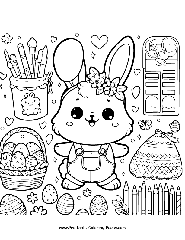 Easter coloring pages 1