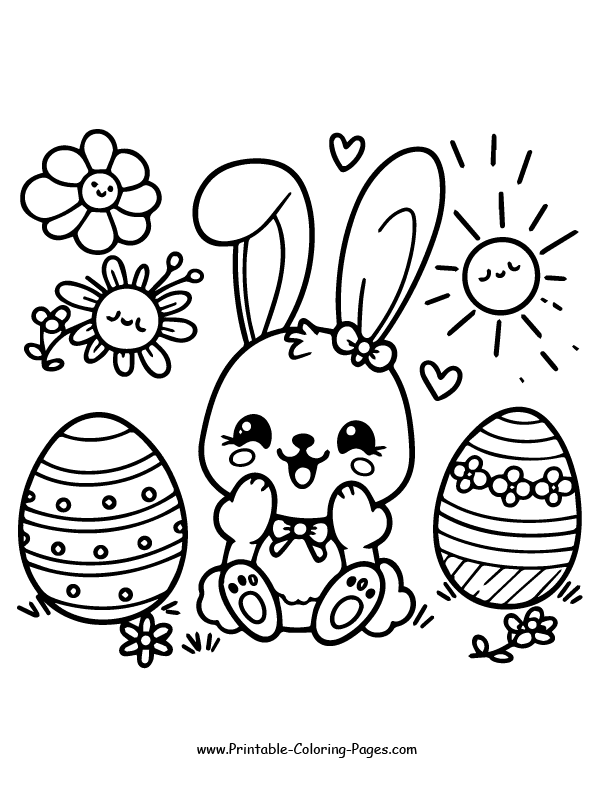 Easter coloring pages 17