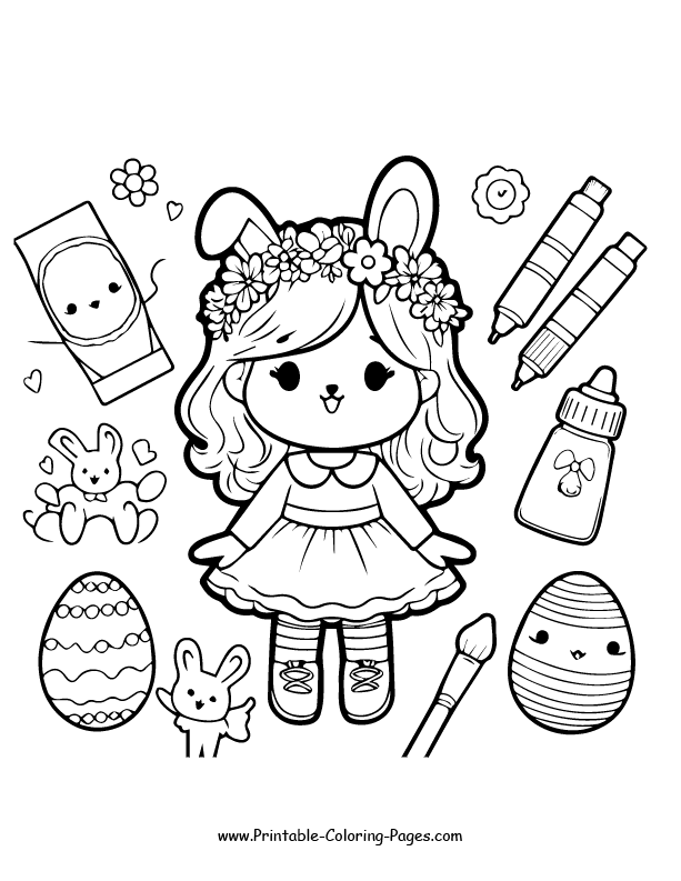 Easter coloring pages 20