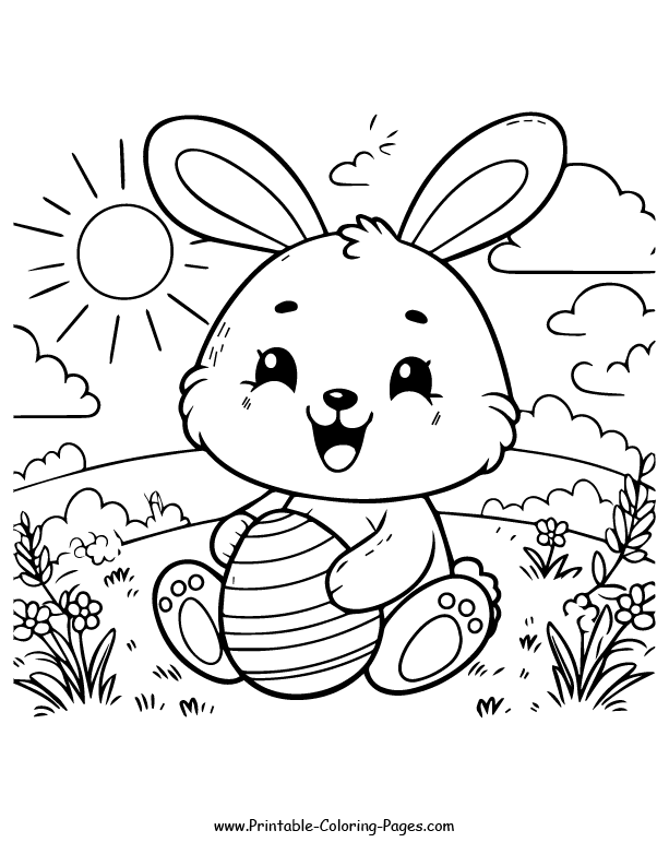 Easter coloring pages 21