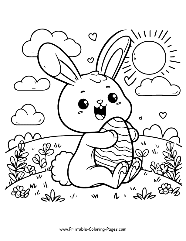 Easter coloring pages 22