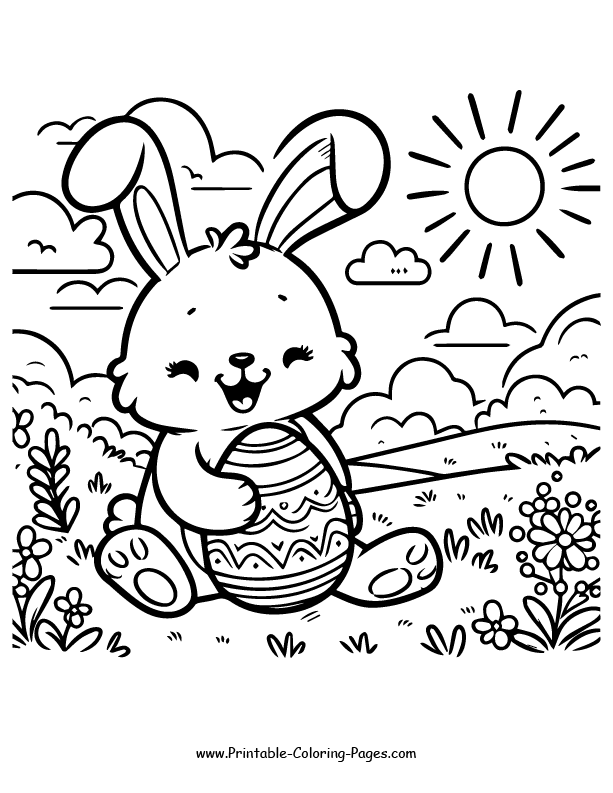 Easter coloring pages 23