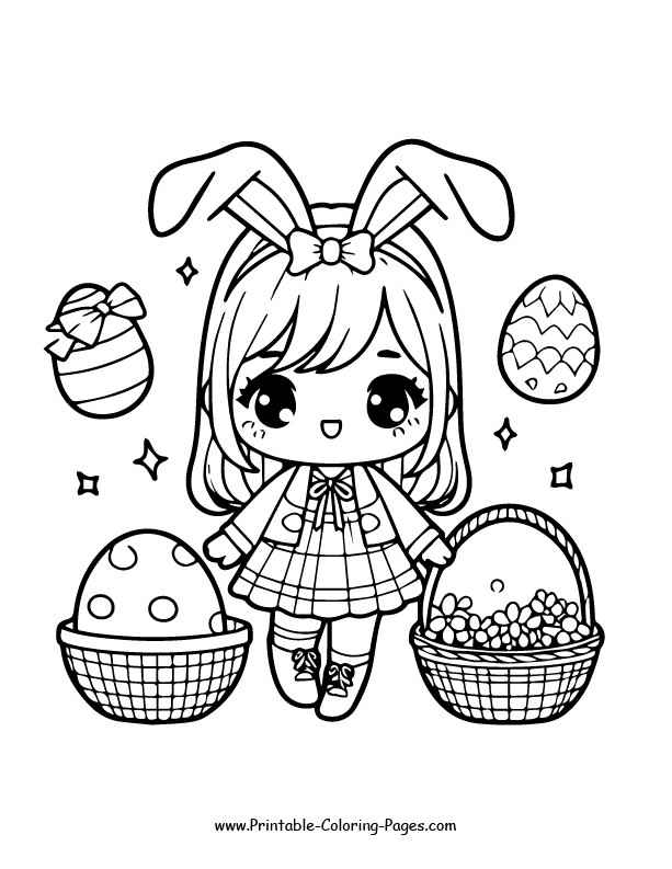 Easter coloring pages 3