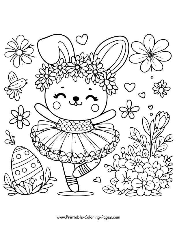 Easter coloring pages 6