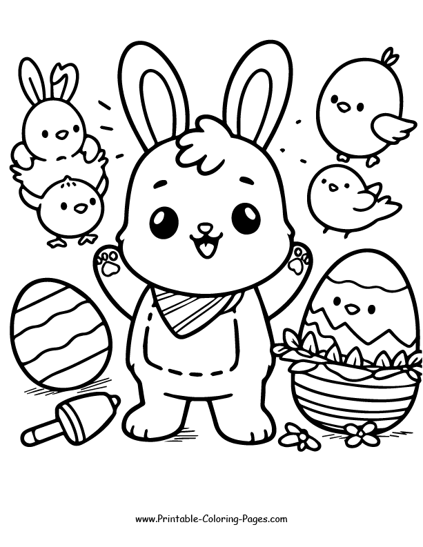 Easter coloring pages 8