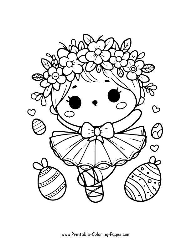 Easter coloring pages 9