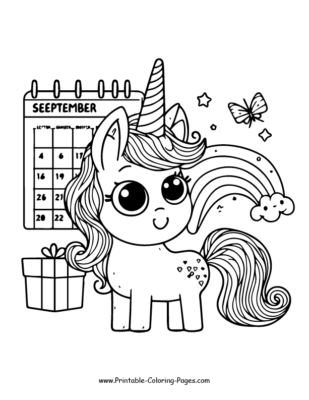 September coloring pages 22