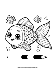 30 Fish Coloring Pages: Dive Into The Creative Ocean