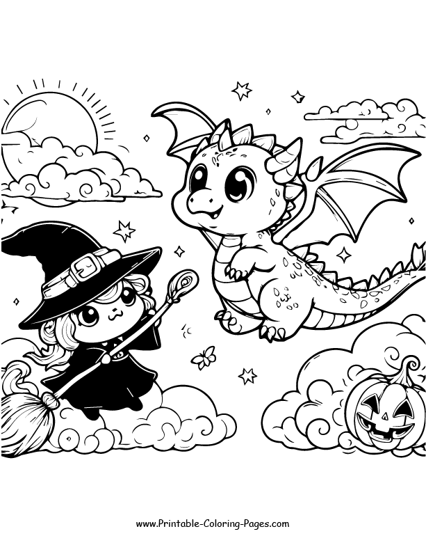 Dragon Coloring Pages