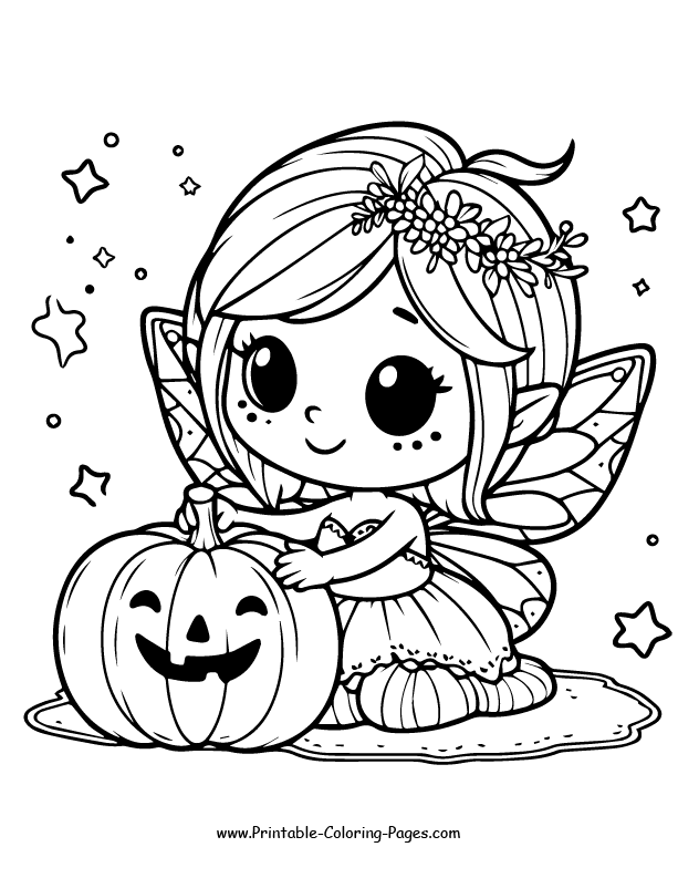 Fairy Coloring Pages