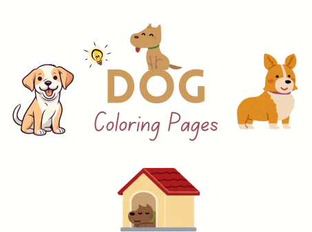 Dog coloring page