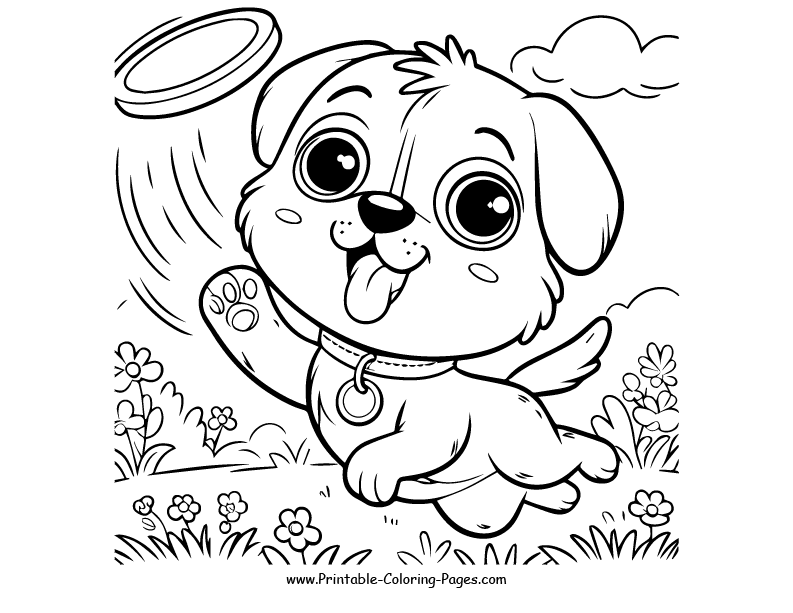 Dog www printable coloring pages.com 10