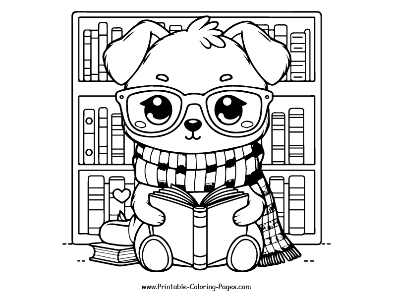 Dog www printable coloring pages.com 16