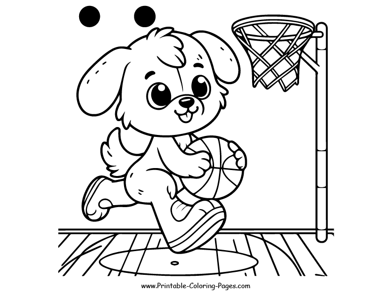 Dog www printable coloring pages.com 19