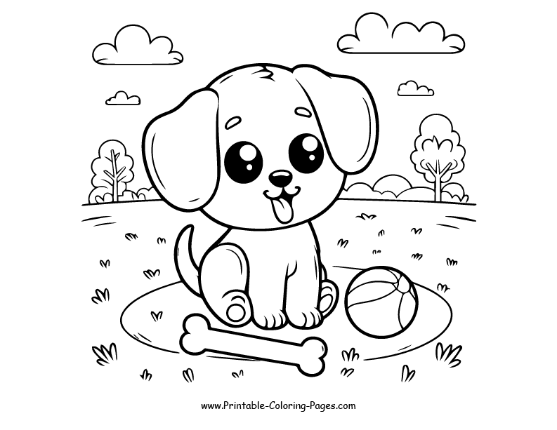 Dog www printable coloring pages.com 21