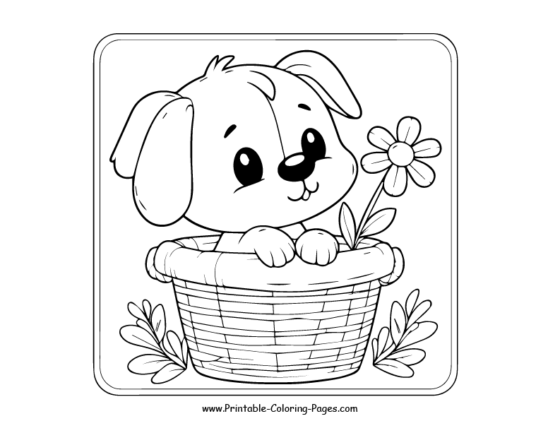 Dog www printable coloring pages.com 24