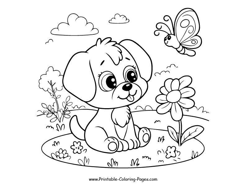 Dog www printable coloring pages.com 26